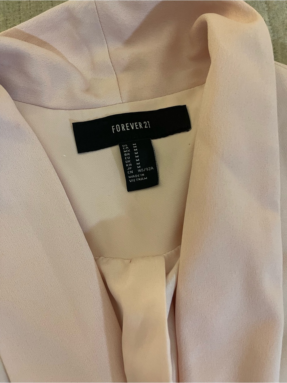 Forever 21 Light Pink Blazer Women’s Size medium - Picture 2 of 5